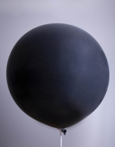 Ballons Noir Métal 24