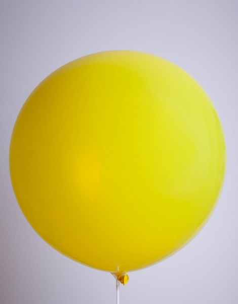 Ballons Cristal Jaune Déco 24