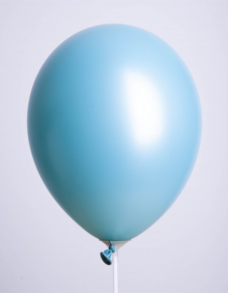 Ballons Bleu Aqua Métal 5