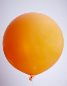 Ballons Orange Métal 24