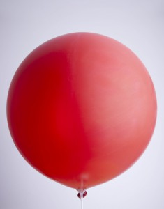 Ballons Rouge Cherry Métal 24