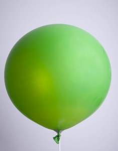 Ballons Vert Lime Perlé 24