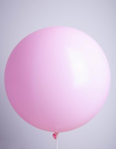Ballons Opaque Rose Bonbon Déco 24