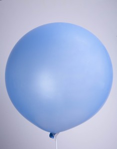 Ballons Bleu Clair Perlé 24