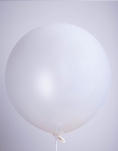 Ballons Blanc Perlé 24
